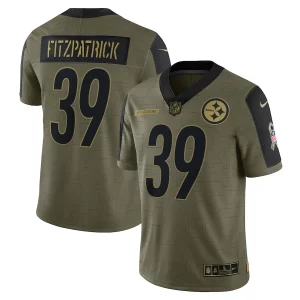 Minkah Fitzpatrick Pittsburgh Steelers Nike 2021 Salute To Service Limited Player Jersey