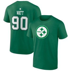 T.J. Watt Pittsburgh Steelers St. Patrick’s Day Icon Player T-Shirt