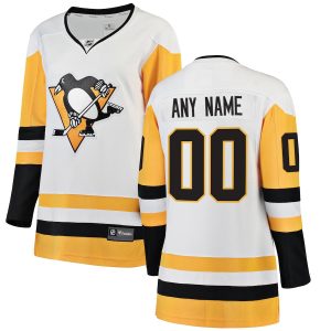 Pittsburgh Penguins Fanatics Branded Women’s Away Breakaway Custom Jersey