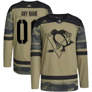 Pittsburgh Penguins adidas Military Appreciation Team Authentic Custom Practice Jersey