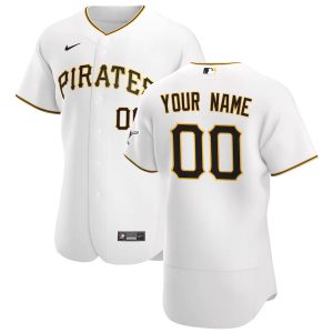 Pittsburgh Pirates Nike Home Authentic Custom Jersey