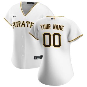 Pittsburgh Pirates Nike Women’s Home Replica Custom Jersey